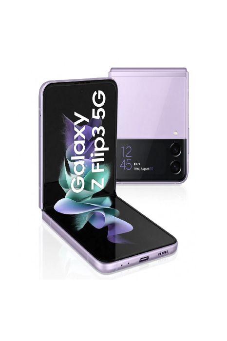 Resim Yenilenmiş Samsung Galaxy Z Flip 3 128gb Eflatun A Grade