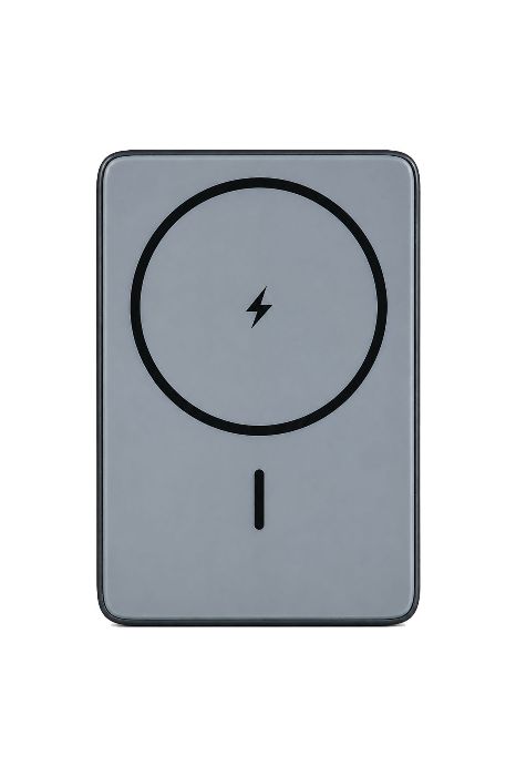 Resim Nsmart W71 5000mah 15w Manyetik Wireless Powerbank - Gri