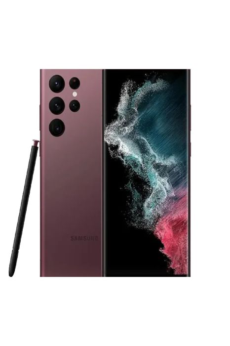 Resim Yenilenmiş Samsung Galaxy S22 Ultra 256gb Bordo B Grade